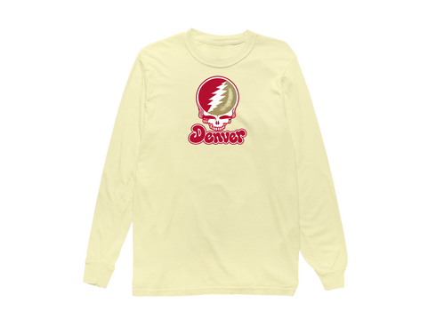 Denver Stealie Premium Unisex Long-Sleeve — Design: Denver University of — Butter