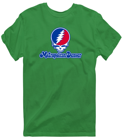 Denver Stealie Premium Unisex T-Shirt — Design: Denver University of — Irish Green