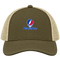 Denver Stealie Premium Unisex Trucker Cap — Design: Denver University of — Moss/Khaki