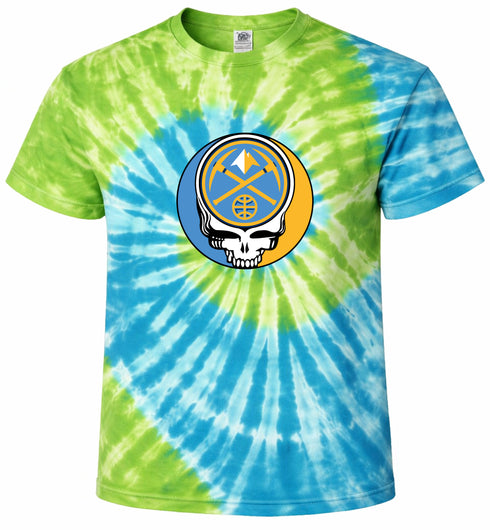 Denver Nuggets Stealie Tie-Dye T-Shirt