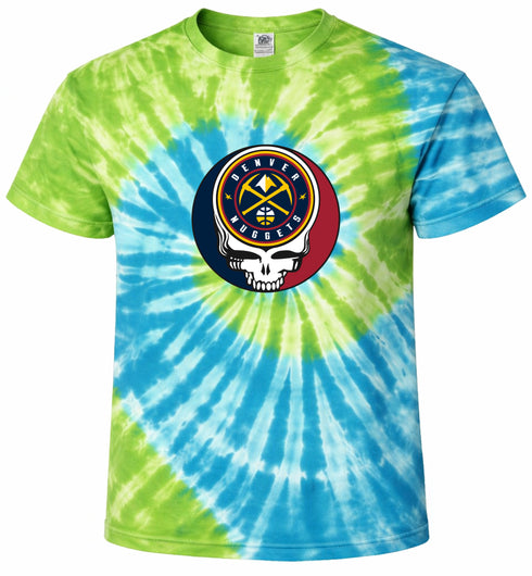 Denver Nuggets Stealie Tie-Dye T-Shirt