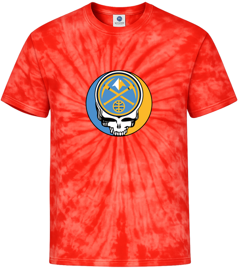 Denver Nuggets Stealie Tie-Dye T-Shirt