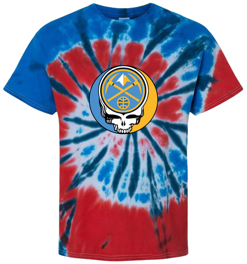 Denver Nuggets Stealie Tie-Dye T-Shirt