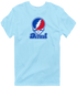 DePaul Stealie Premium Unisex T-Shirt — Design: DePaul University — Light Blue