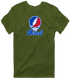 DePaul Stealie Premium Unisex T-Shirt — Design: DePaul University — Military Green