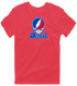DePaul Stealie Premium Unisex T-Shirt — Design: DePaul University — Heather Red