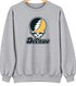 Depauw Stealie Premium Unisex Crewneck — Design: Depauw University — Sport Grey