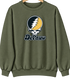 Depauw Stealie Premium Unisex Crewneck — Design: Depauw University — Military Green
