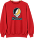 Depauw Stealie Premium Unisex Crewneck — Design: Depauw University — Red