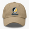 Depauw Stealie Premium Unisex Dad Hat — Design: Depauw University — Khaki