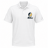 Depauw Stealie Premium Unisex Polo — Design: Depauw University — White