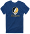 Depauw Stealie Premium Unisex T-Shirt — Design: Depauw University — Navy