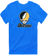 Depauw Stealie Premium Unisex T-Shirt — Design: Depauw University — Royal