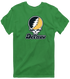 Depauw Stealie Premium Unisex T-Shirt — Design: Depauw University — Irish Green