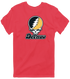 Depauw Stealie Premium Unisex T-Shirt — Design: Depauw University — Heather Red