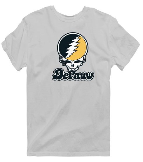 Depauw Stealie Premium Unisex T-Shirt — Design: Depauw University — Sport Grey