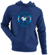 Detroit Football Dancing Bear Premium Hoodie — Detroit Lions — Navy