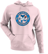 Detroit Football Dancing Bear Premium Hoodie — Detroit Lions — Light Pink
