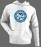 Detroit Football Dancing Bear Premium Hoodie — Detroit Lions — White
