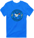 Detroit Football Dancing Bear Premium T-Shirt — Detroit Lions — Royal