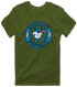 Detroit Football Dancing Bear Premium T-Shirt — Detroit Lions — Military Green