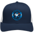 Detroit Football Dancing Bear Premium Trucker Cap — Detroit Lions — Navy/White