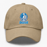 Detroit Helmet Stealie Premium Unisex Dad Hat — Detroit Lions — Khaki