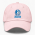 Detroit Helmet Stealie Premium Unisex Dad Hat — Detroit Lions — Pink