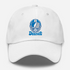 Detroit Helmet Stealie Premium Unisex Dad Hat — Detroit Lions — White