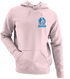 Detroit Helmet Stealie Premium Unisex Hoodie — Detroit Lions — Light Pink