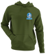 Detroit Helmet Stealie Premium Unisex Hoodie — Detroit Lions — Military Green