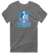 Detroit Helmet Stealie Premium Unisex T-Shirt — Detroit Lions — Charcoal