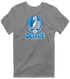 Detroit Helmet Stealie Premium Unisex T-Shirt — Detroit Lions — Dark Heather