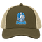 Detroit Helmet Stealie Premium Unisex Trucker Cap — Detroit Lions — Moss/Khaki