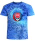 Detroit Pistons Stealie Tie-Dye T-Shirt