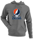 Detroit Baseball Stealie Grateful Dead Hoodie — Detroit Tigers — Charcoal