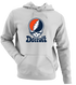 Detroit Baseball Stealie Grateful Dead Hoodie — Detroit Tigers — Sport Grey