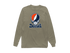 Detroit Baseball Stealie Grateful Dead Long-Sleeve — Detroit Tigers — Sandstone