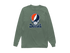 Detroit Baseball Stealie Grateful Dead Long-Sleeve — Detroit Tigers — Light Green