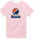 Detroit Baseball Stealie Grateful Dead T-Shirt — Detroit Tigers — Light Pink