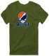 Detroit Baseball Stealie Grateful Dead T-Shirt — Detroit Tigers — Military Green
