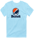 Detroit Baseball Stealie Grateful Dead T-Shirt — Detroit Tigers — Light Blue