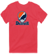 Detroit Baseball Stealie Grateful Dead T-Shirt — Detroit Tigers — Heather Red