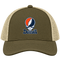 Detroit Baseball Stealie Grateful Dead Trucker Cap — Detroit Tigers — Moss/Khaki