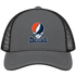 Detroit Baseball Stealie Grateful Dead Trucker Cap — Detroit Tigers — Charcoal/Black