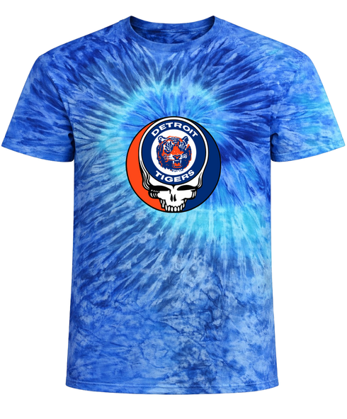 Detroit Tigers Stealie Tie-Dye T-Shirt