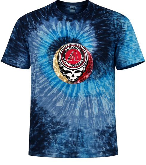 Arizona Diamondbacks Crystal Stealie Tie-Dye T-Shirt