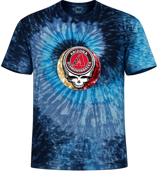 Arizona Diamondbacks Crystal Stealie Tie-Dye T-Shirt