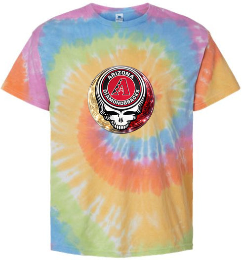 Arizona Diamondbacks Crystal Stealie Tie-Dye T-Shirt