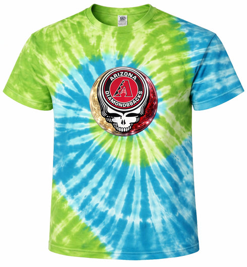 Arizona Diamondbacks Crystal Stealie Tie-Dye T-Shirt